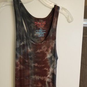 American Twist Camouflage Tie Dye Maxi Dress S